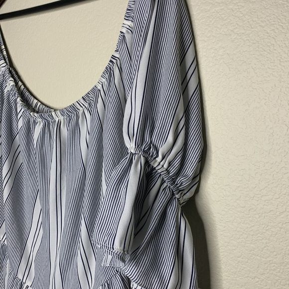 Misa Los Ángeles Brigit Off-the-shoulder Striped Top Size XS - Picture 4 of 12
